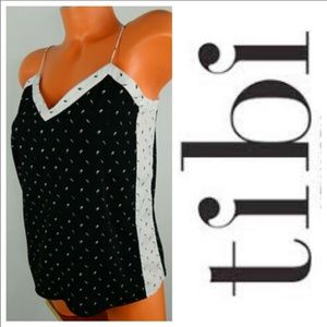 Tibi spaghetti strap tank cami